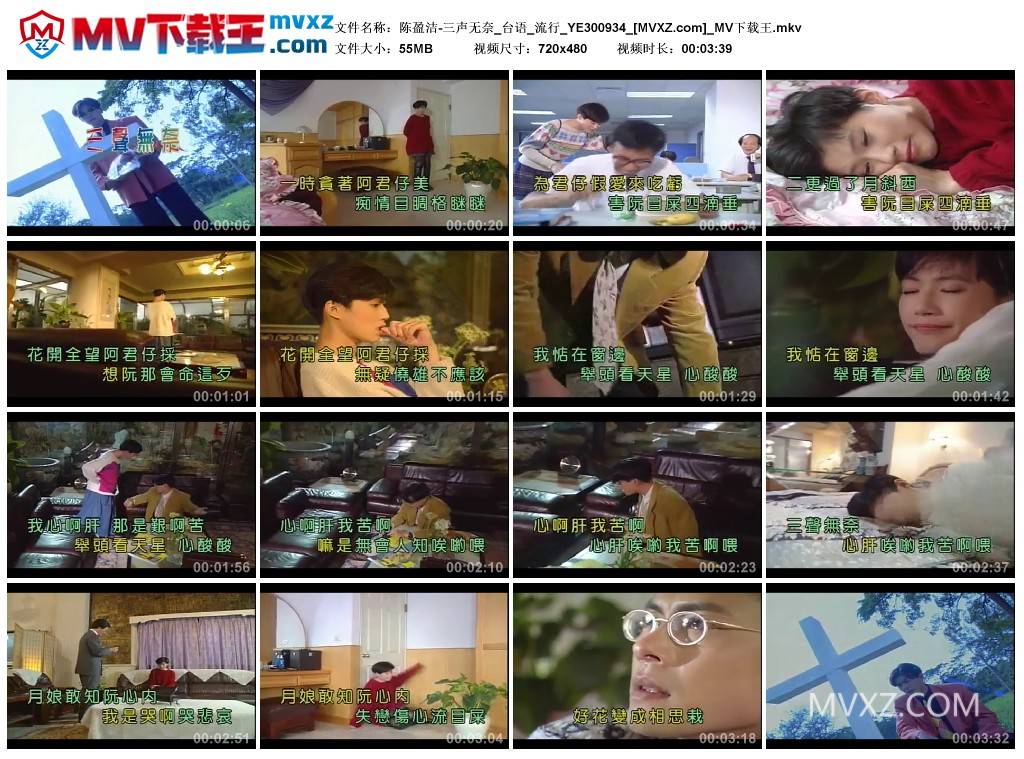 陈盈洁-三声无奈_台语_流行_YE300934